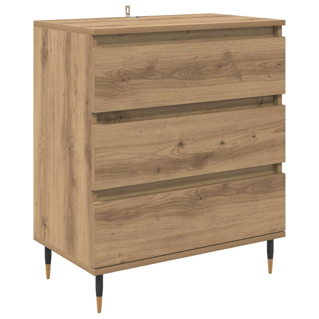Sideboard Artisan Egetræ 60 x 35 x 70 cm Konstrueret træ