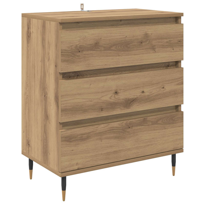 Sideboard Artisan Egetræ 60 x 35 x 70 cm Konstrueret træ