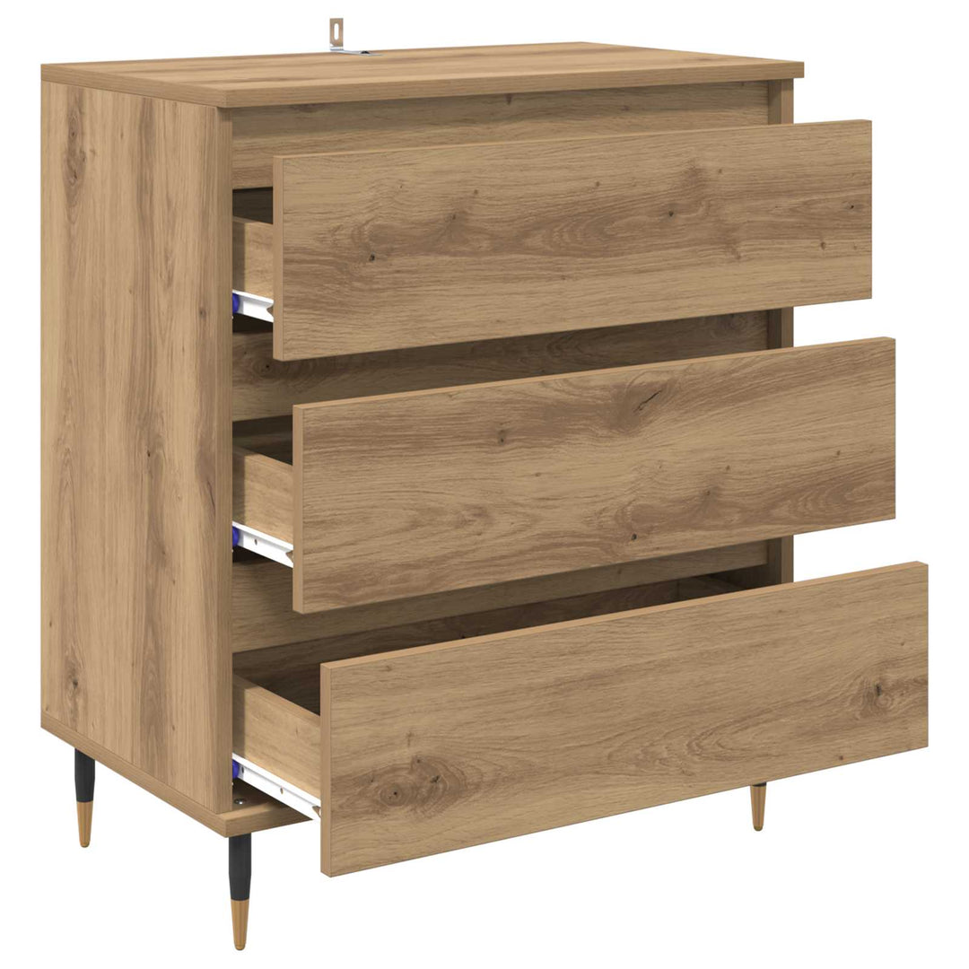 Sideboard Artisan Egetræ 60 x 35 x 70 cm Konstrueret træ