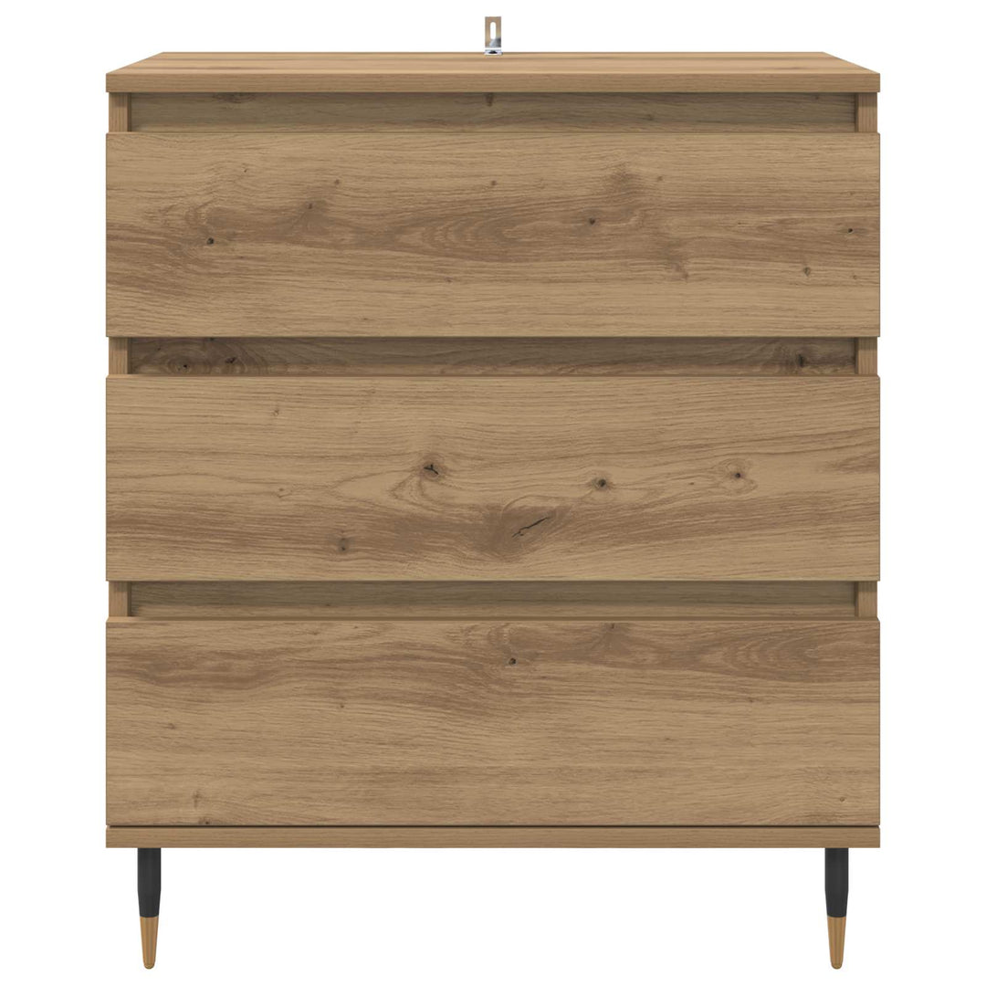 Sideboard Artisan Egetræ 60 x 35 x 70 cm Konstrueret træ