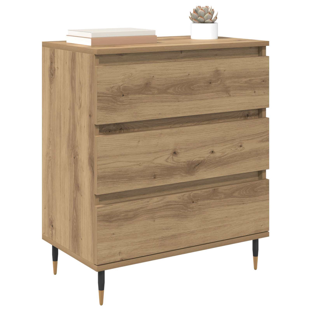 Sideboard Artisan Egetræ 60 x 35 x 70 cm Konstrueret træ