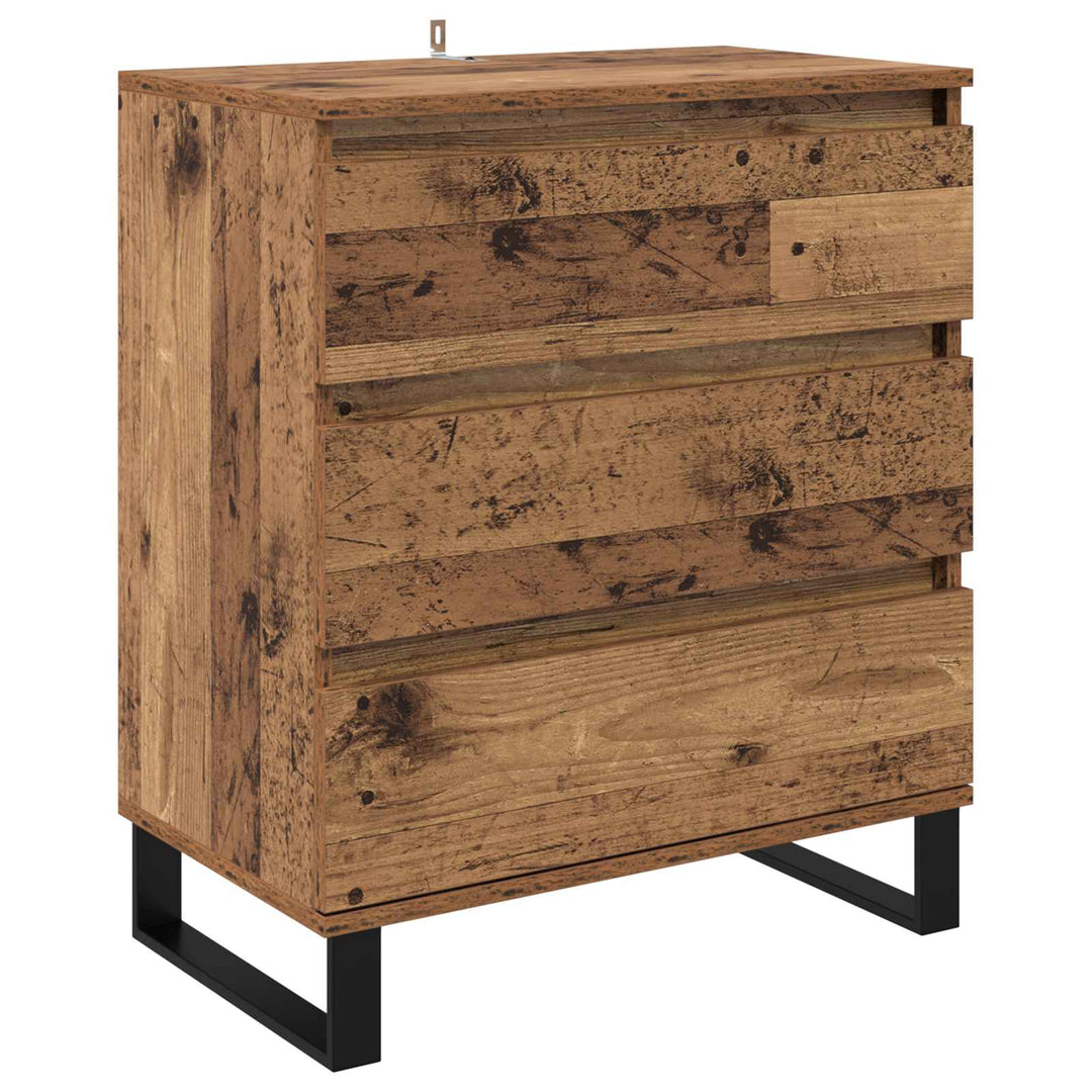 Sideboard Gammelt træ 60 x 35 x 70 cm Konstrueret træ