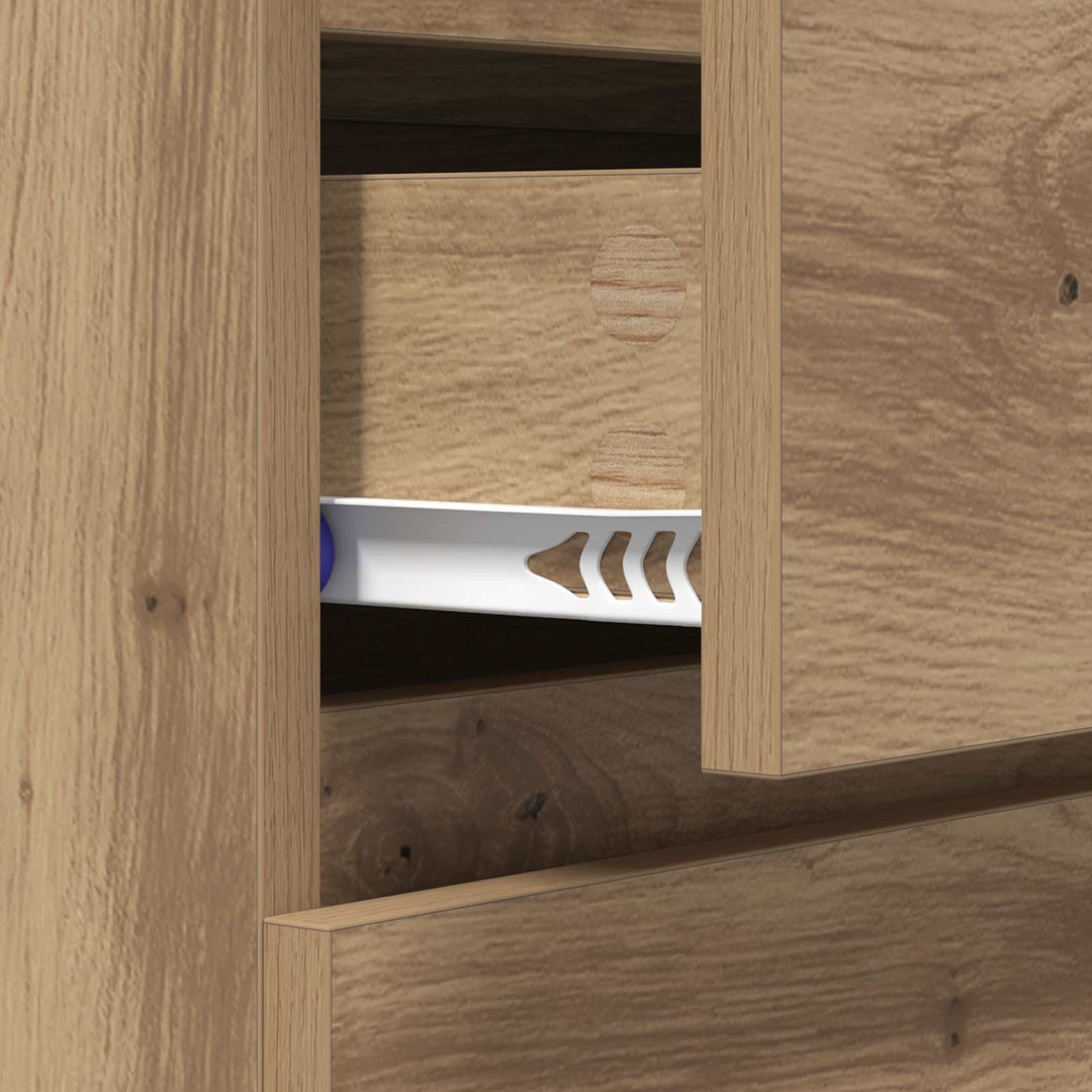 Sideboard Artisan Egetræ 60 x 35 x 70 cm Konstrueret træ
