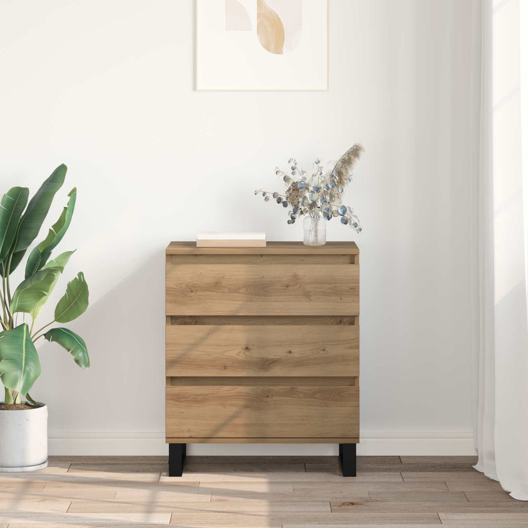 Sideboard Artisan Egetræ 60 x 35 x 70 cm Konstrueret træ
