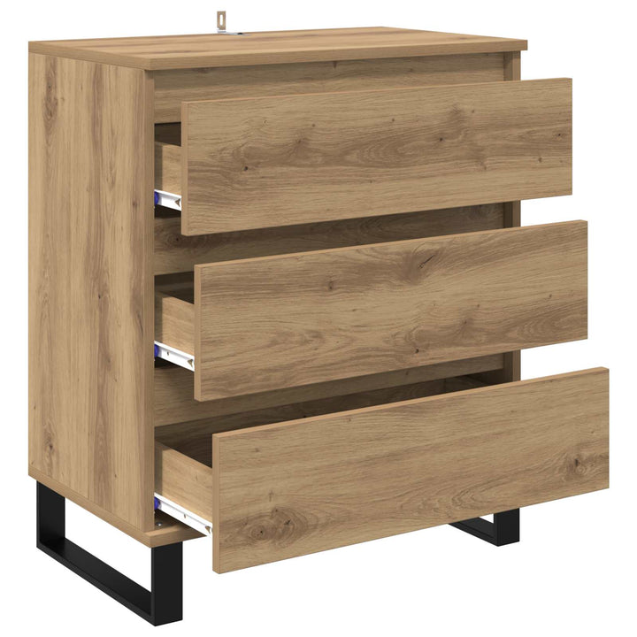 Sideboard Artisan Egetræ 60 x 35 x 70 cm Konstrueret træ