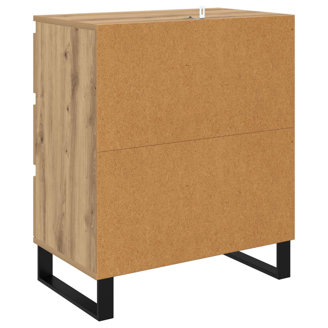 Sideboard Artisan Egetræ 60 x 35 x 70 cm Konstrueret træ
