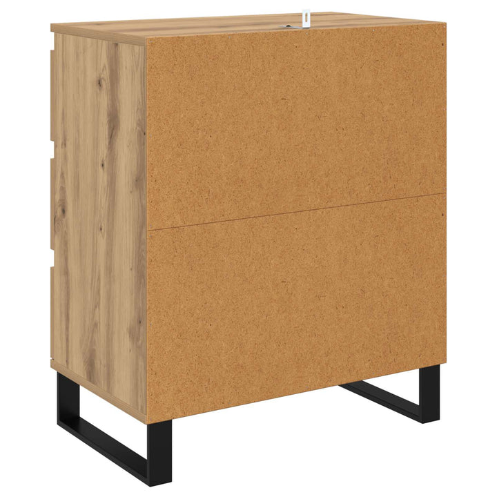 Sideboard Artisan Egetræ 60 x 35 x 70 cm Konstrueret træ