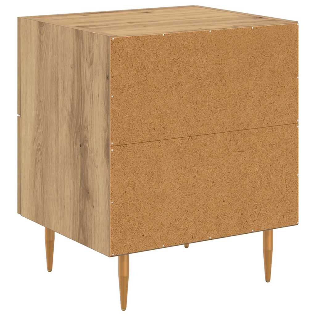 Natskab 2 stk. Artisan Egetræ 40 x 35 x 47,5 cm Konstrueret træ
