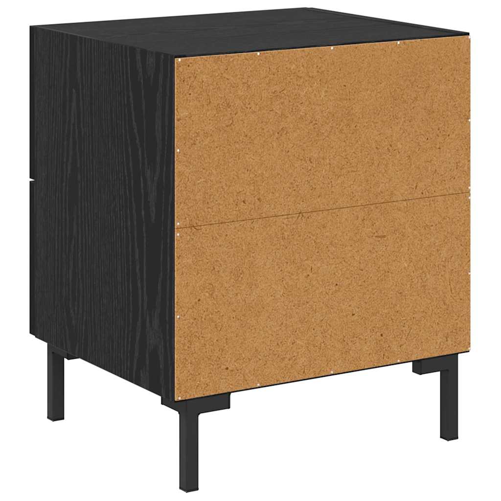 Natskab Sort eg 40 x 35 x 47,5 cm Konstrueret træ