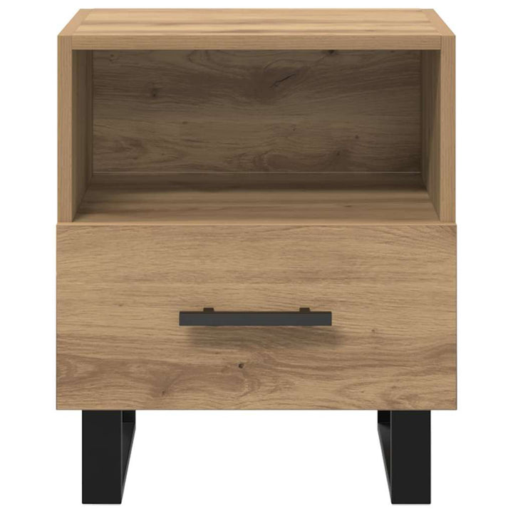 Natskab 2 pcs Artisan Egetræ 40 x 35 x 47,5 cm Konstrueret træ