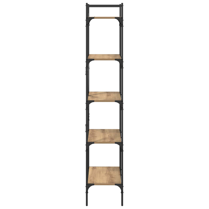 Bogreol Artisan Egetræ 56 x 32 x 174 cm Konstrueret træ