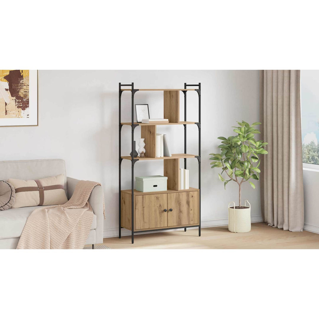 Bogreol 76,5 x 30 x 154,5 cm Konstrueret træ