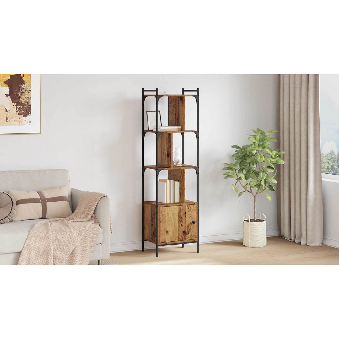 Bogreol Gammelt træ 44,5 x 30 x 154,5 cm Konstrueret træ