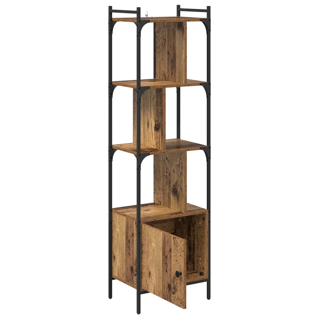 Bogreol Gammelt træ 44,5 x 30 x 154,5 cm Konstrueret træ