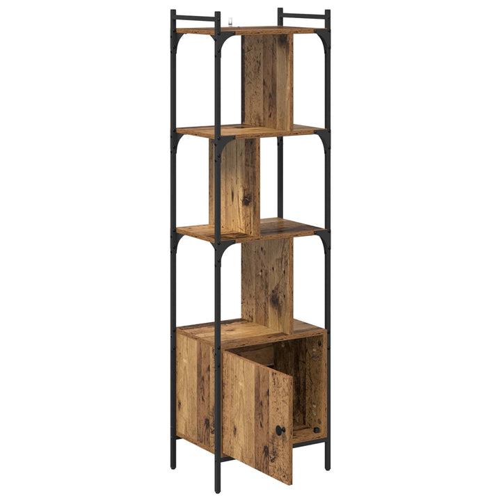 Bogreol Gammelt træ 44,5 x 30 x 154,5 cm Konstrueret træ