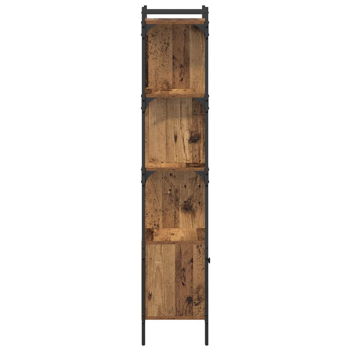 Bogreol Gammelt træ 44,5 x 30 x 154,5 cm Konstrueret træ