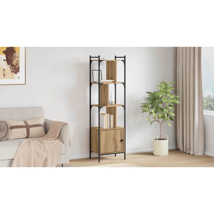 Bogreol Artisan Egetræ 44,5 x 30 x 154,5 cm Konstrueret træ