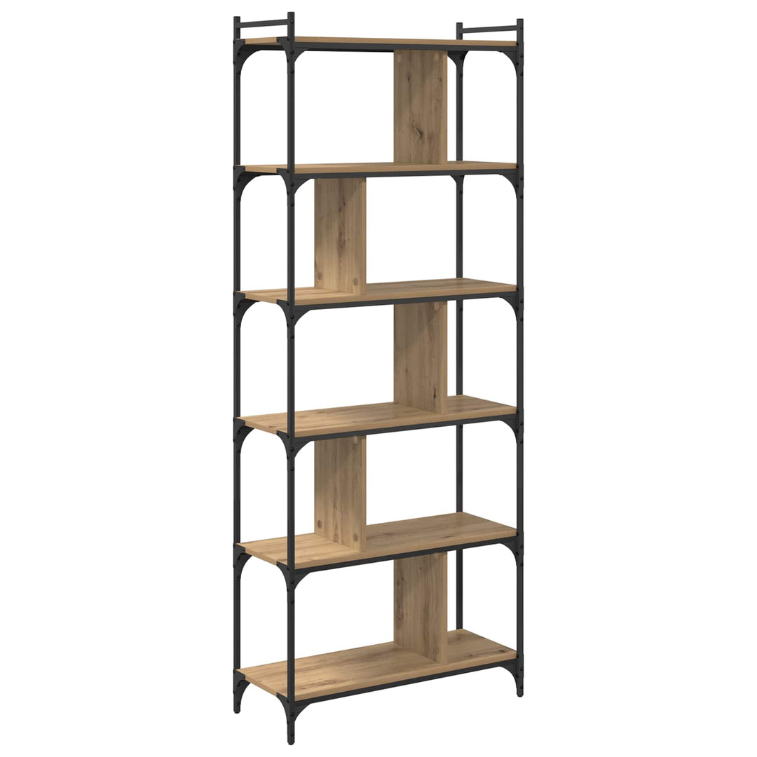Bogreol artisan eg 76 x 32 x 192 cm Konstrueret træ