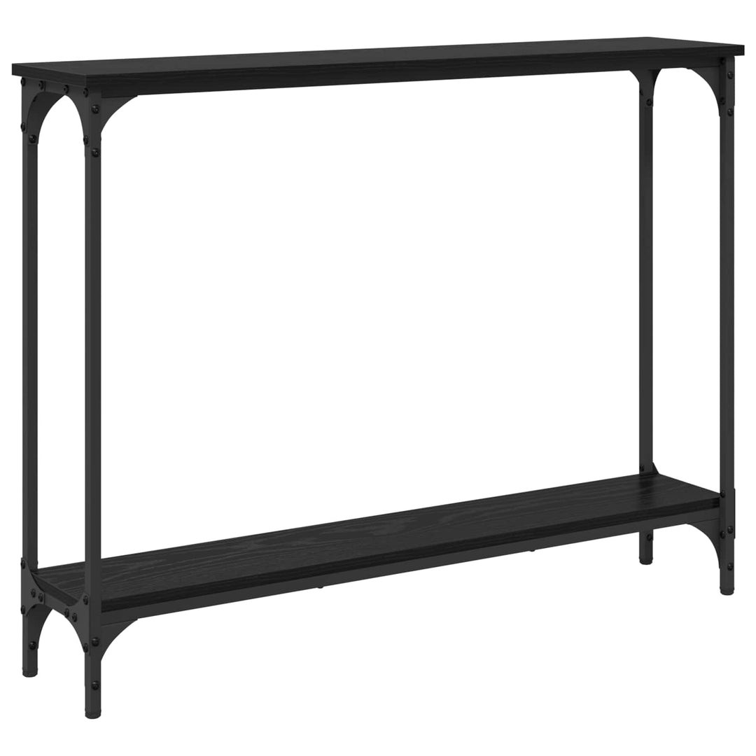 Konsolbord Sort eg 100 x 22,5 x 75 cm Konstrueret træ