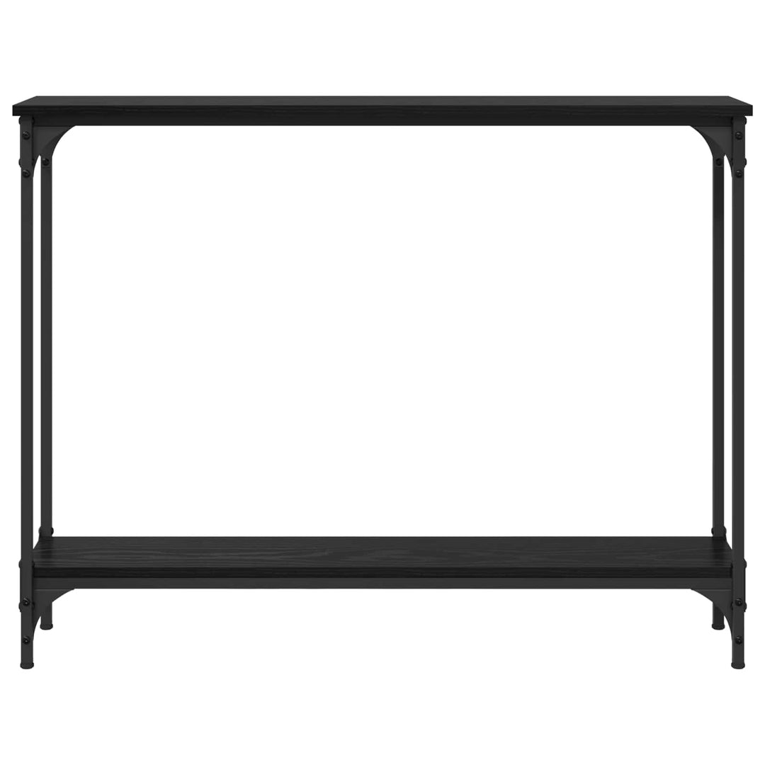 Konsolbord Sort eg 100 x 22,5 x 75 cm Konstrueret træ