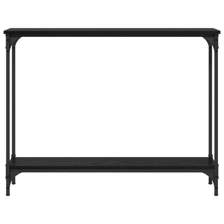 Konsolbord Sort eg 100 x 22,5 x 75 cm Konstrueret træ