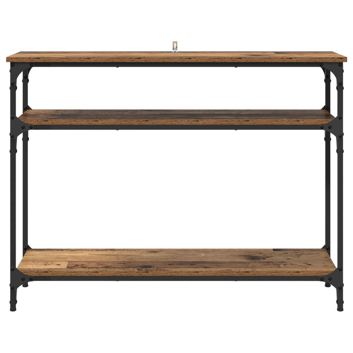 Konsolbord Gammelt træ 100 x 29 x 75 cm Konstrueret træ