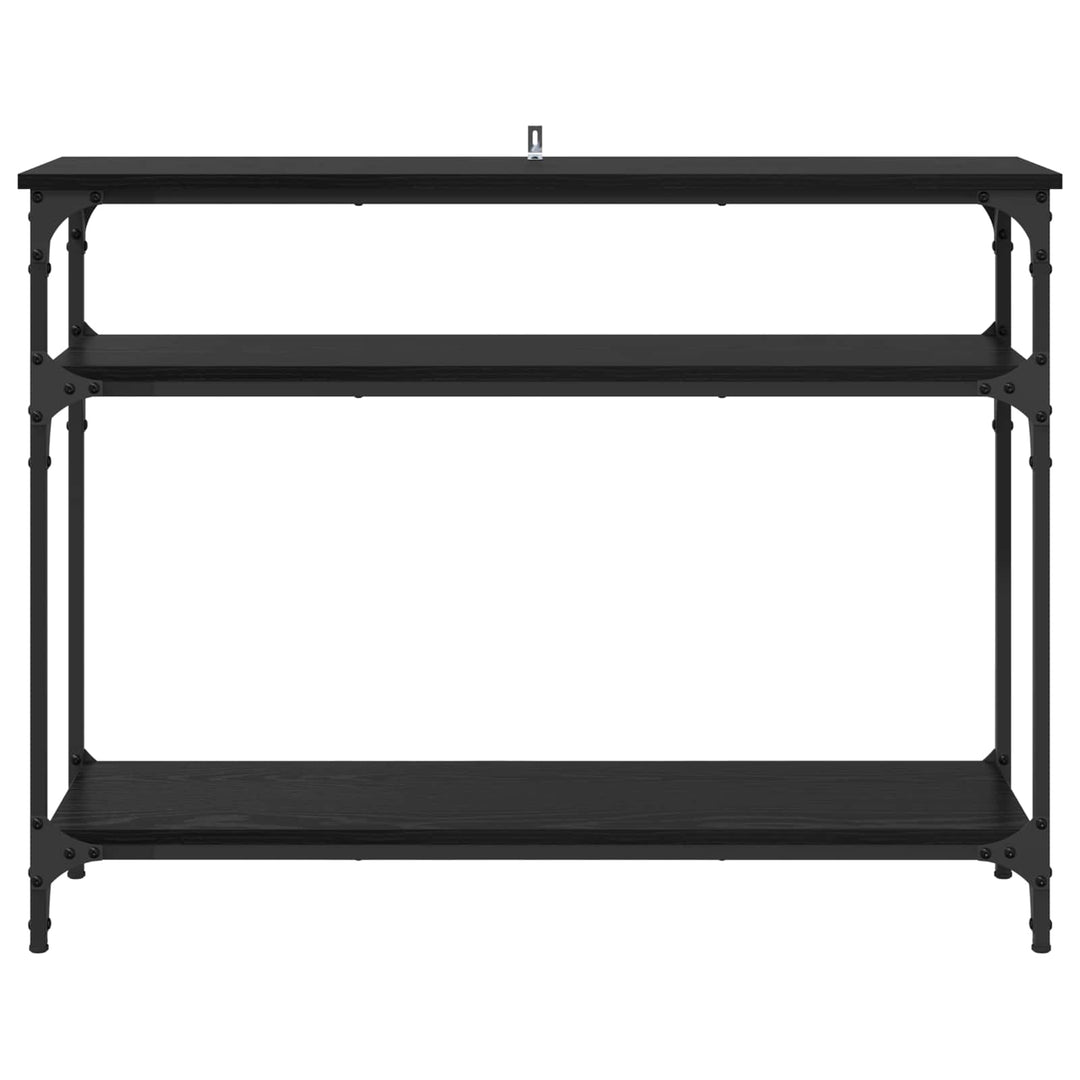 Konsolbord Sort eg 100 x 29 x 75 cm Konstrueret træ