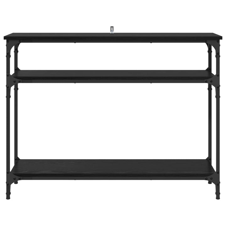 Konsolbord Sort eg 100 x 29 x 75 cm Konstrueret træ