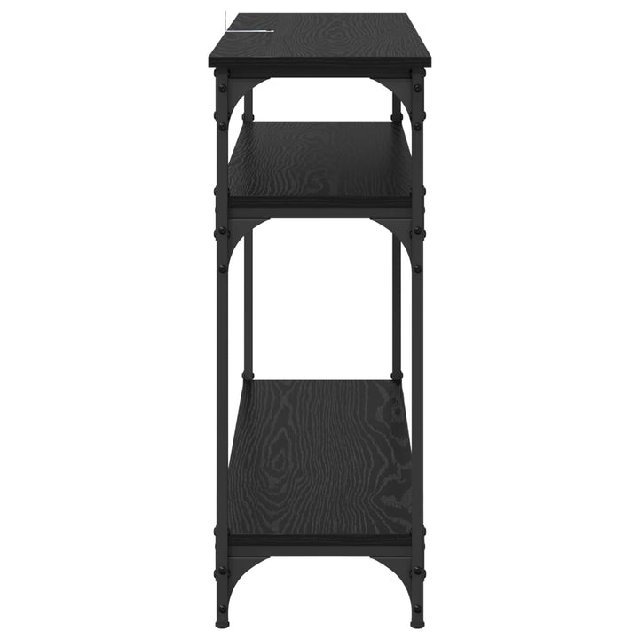 Konsolbord Sort eg 100 x 29 x 75 cm Konstrueret træ