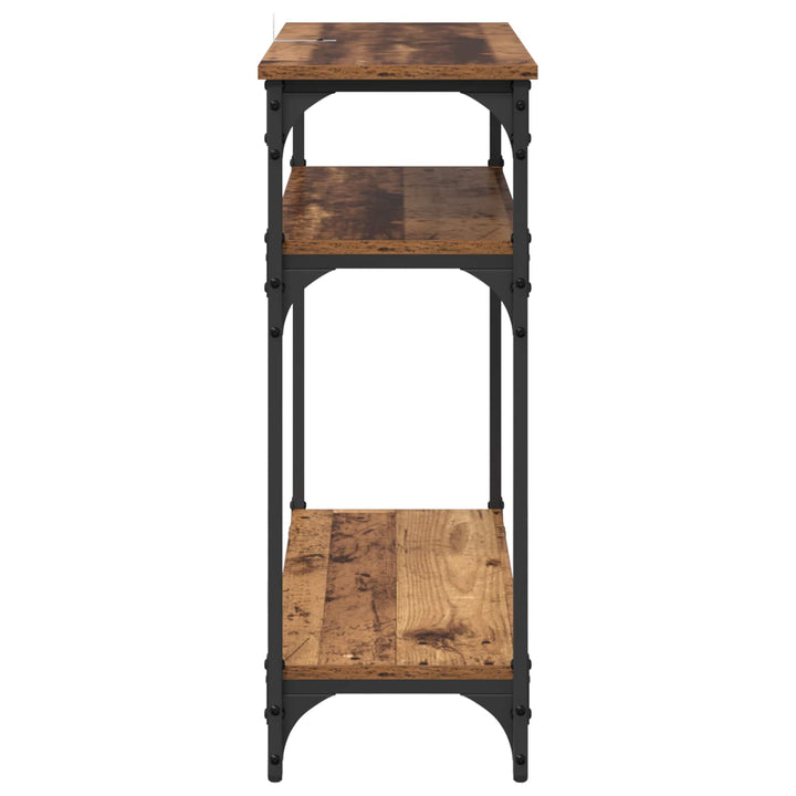 Konsolbord Gammelt træ 75 x 29 x 75 cm Konstrueret træ