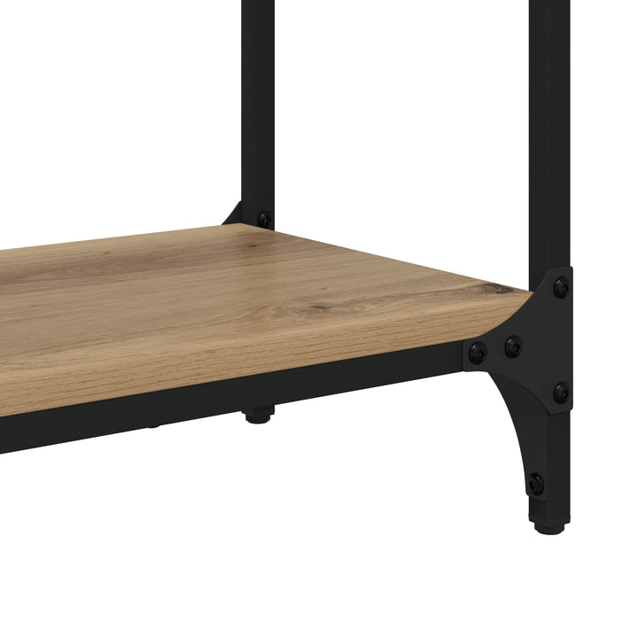 Konsolbord Artisan Egetræ 75 x 29 x 75 cm Konstrueret træ
