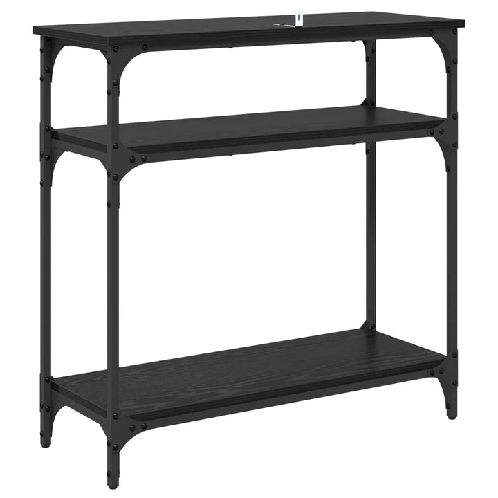 Konsolbord Sort eg 75 x 29 x 75 cm Konstrueret træ