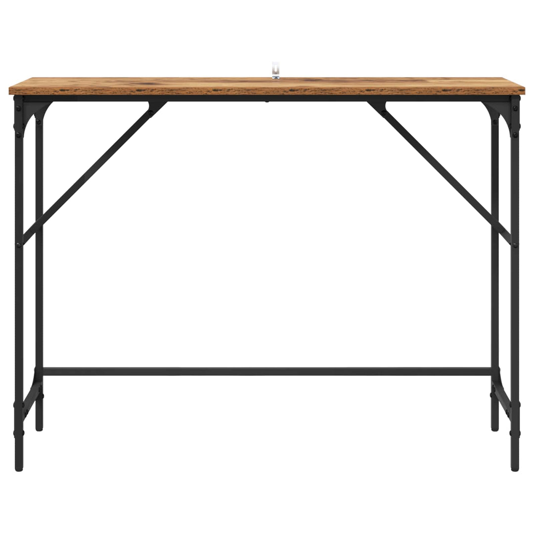 Konsolbord Gammelt træ 100 x 32 x 75 cm Konstrueret træ