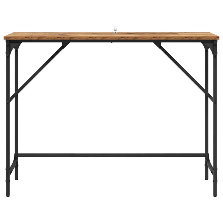 Konsolbord Gammelt træ 100 x 32 x 75 cm Konstrueret træ