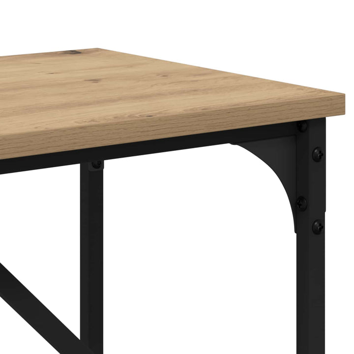 Konsolbord Artisan Egetræ 100 x 32 x 75 cm Konstrueret træ