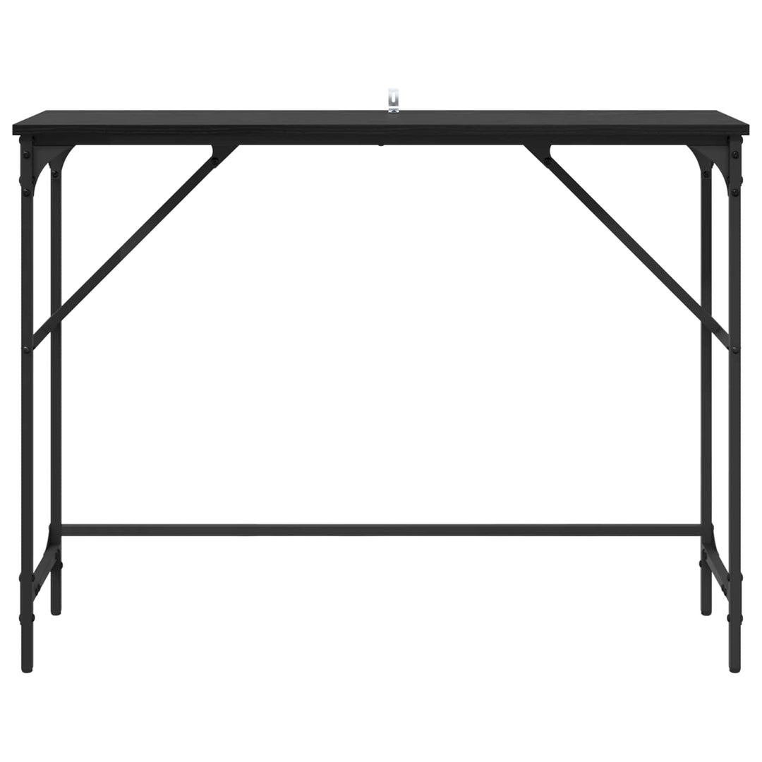 Konsolbord Sort eg 100 x 32 x 75 cm Konstrueret træ