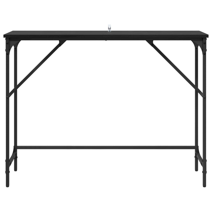 Konsolbord Sort eg 100 x 32 x 75 cm Konstrueret træ