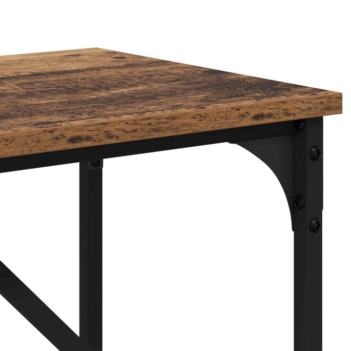 Konsolbord Gammelt træ 75 x 32 x 75 cm Konstrueret træ