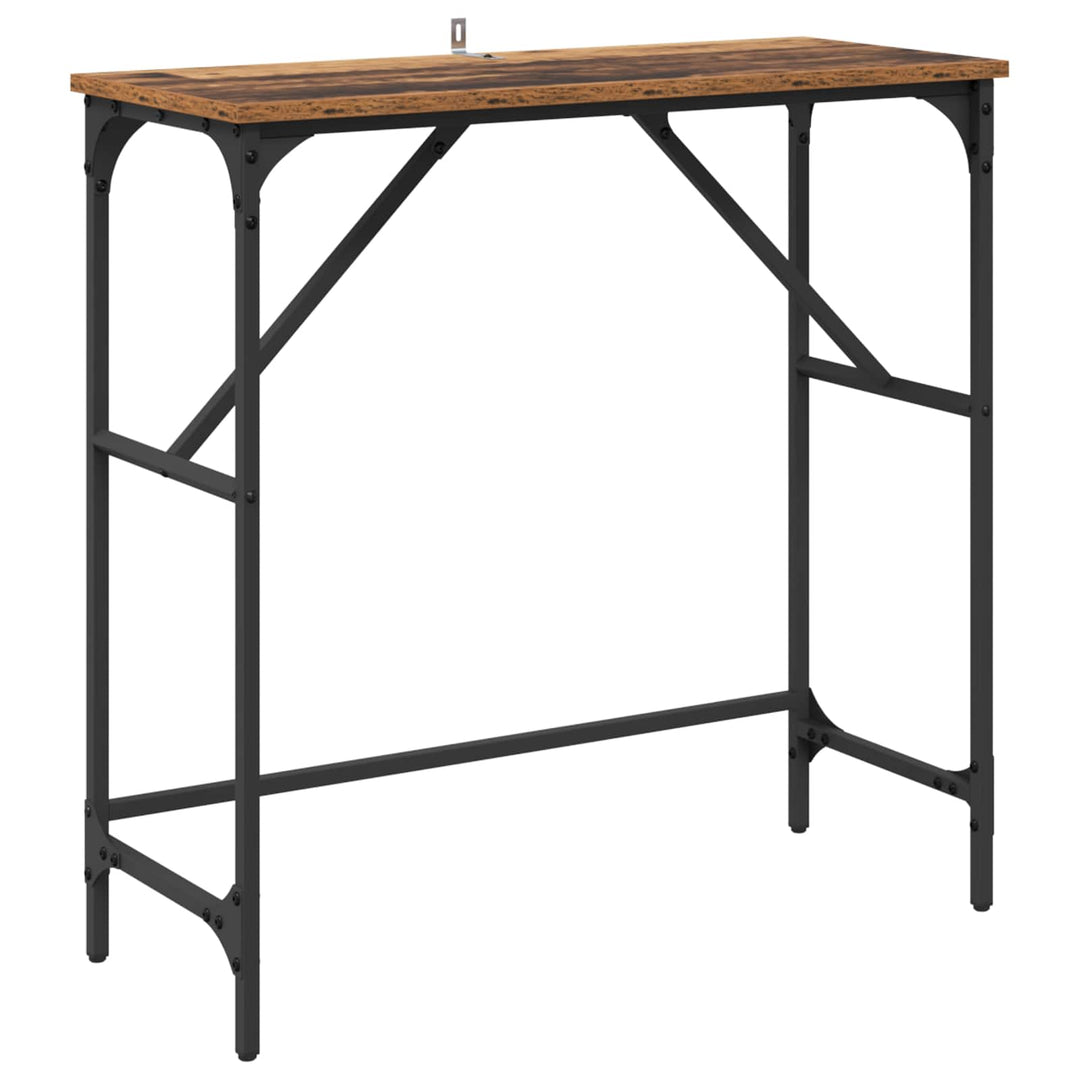 Konsolbord Gammelt træ 75 x 32 x 75 cm Konstrueret træ