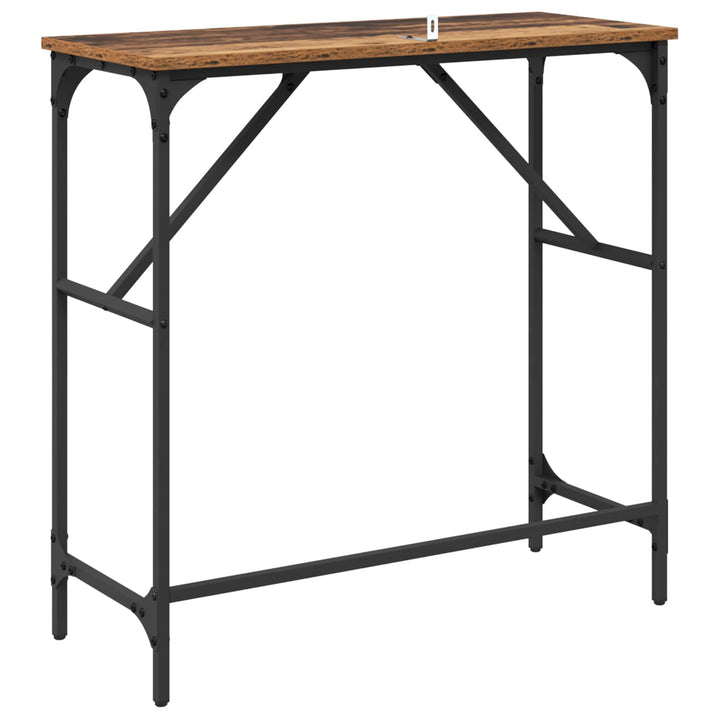Konsolbord Gammelt træ 75 x 32 x 75 cm Konstrueret træ