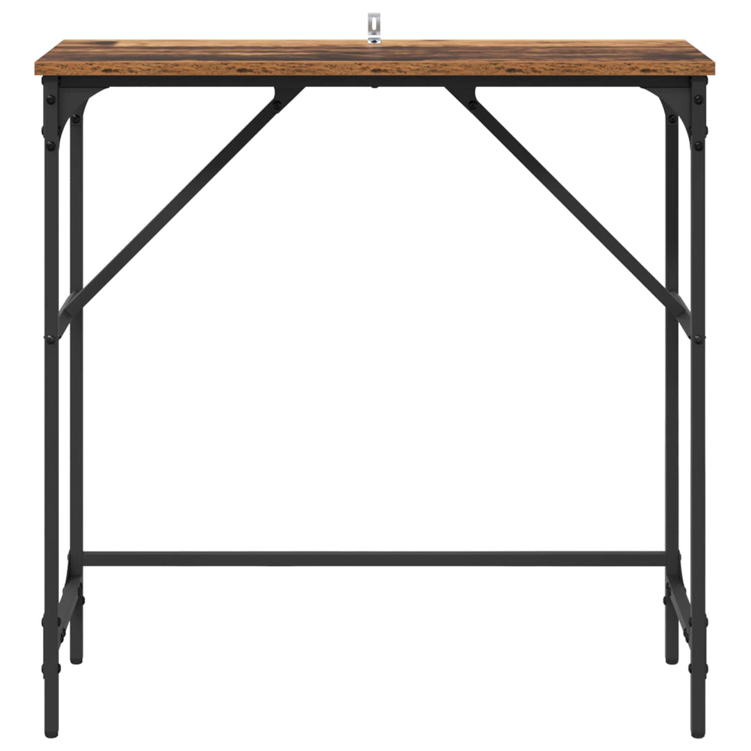 Konsolbord Gammelt træ 75 x 32 x 75 cm Konstrueret træ