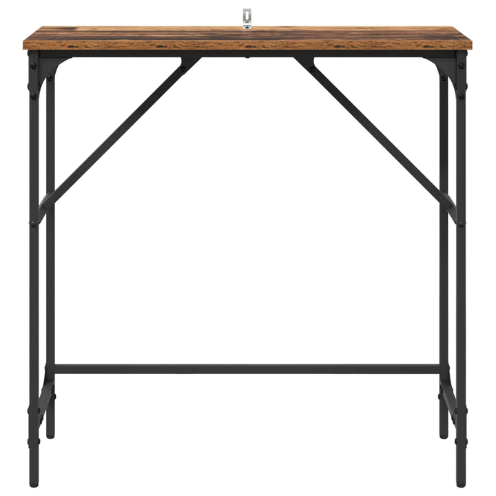 Konsolbord Gammelt træ 75 x 32 x 75 cm Konstrueret træ