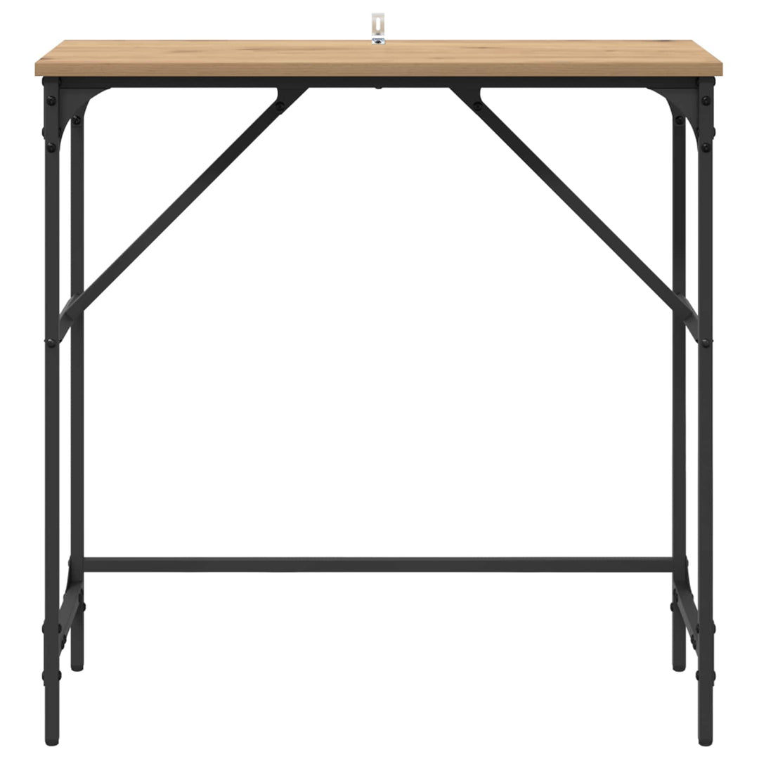 Konsolbord Artisan Egetræ 75 x 32 x 75 cm Konstrueret træ