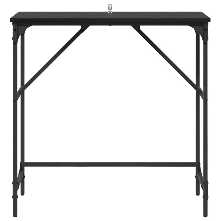 Konsolbord Sort eg 75 x 32 x 75 cm Konstrueret træ