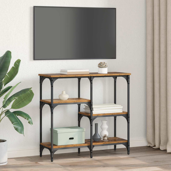 Konsolbord Gammelt træ 80 x 29 x 75 cm Konstrueret træ
