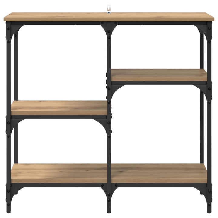 Konsolbord Artisan Egetræ 80 x 29 x 75 cm Konstrueret træ