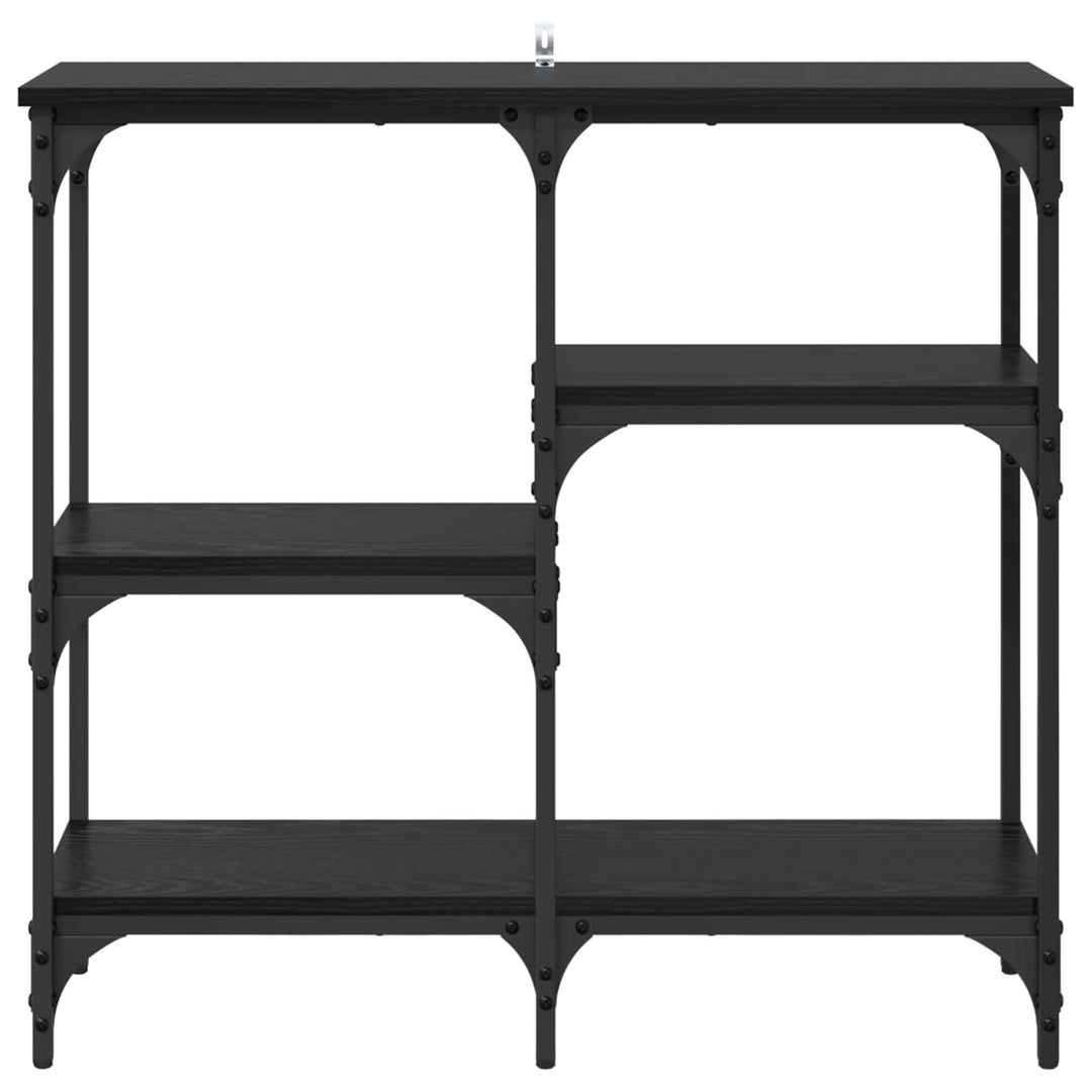 Konsolbord Sort eg 80 x 29 x 75 cm Konstrueret træ