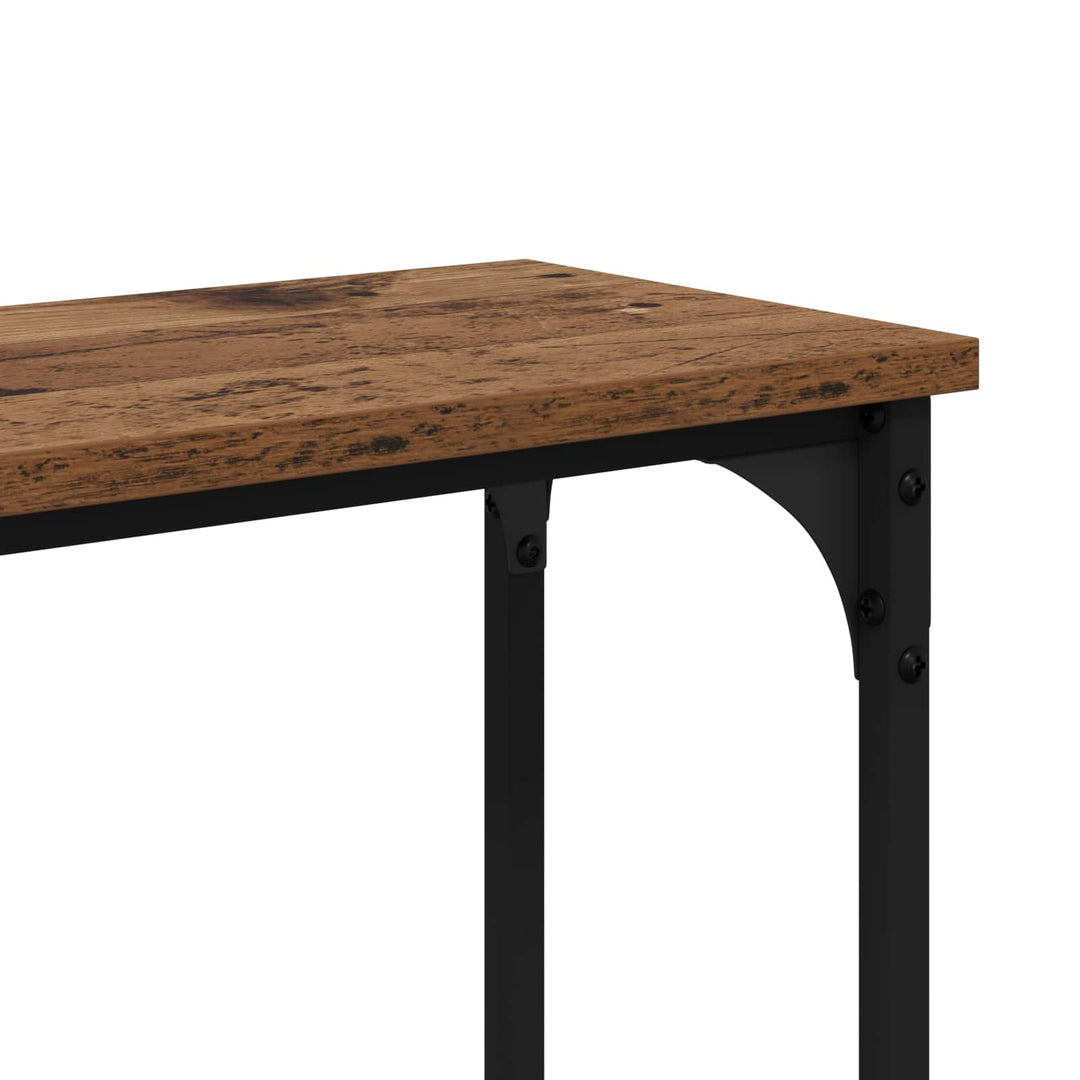Konsolbord Gammelt træ 145x22.5x75cm Konstrueret træ