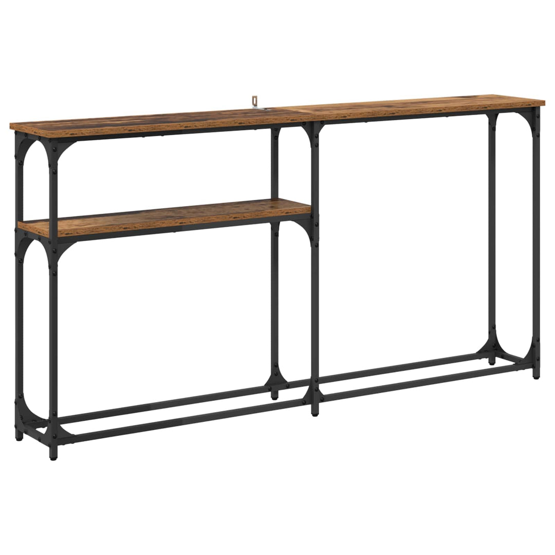 Konsolbord Gammelt træ 145x22.5x75cm Konstrueret træ