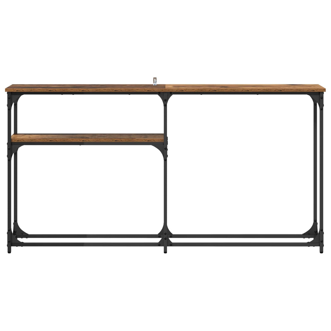Konsolbord Gammelt træ 145x22.5x75cm Konstrueret træ